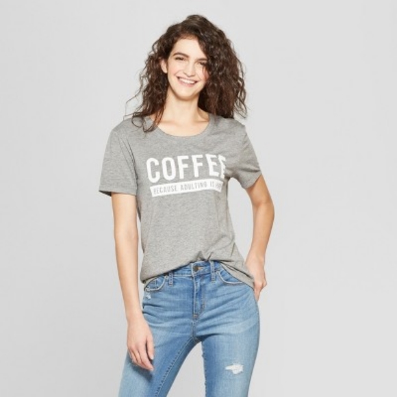 Fifth Sun Tops - NWT Fifth & Sun Coffee T-Shirt